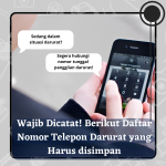 Wajib Dicatat! Berikut Daftar Nomor Telepon Darurat yang Harus disimpan