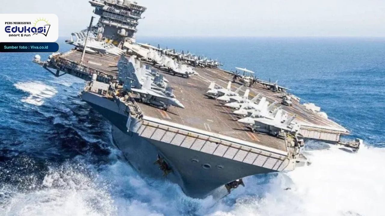 Kapal Induk AS Bertabrakan dengan Kapal Barang, Memicu Kekhawatiran Global